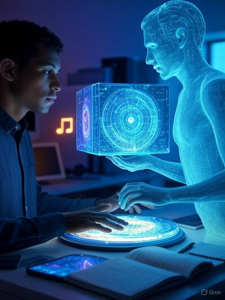 Image by Grok, collaboration with humans and AI working on a project